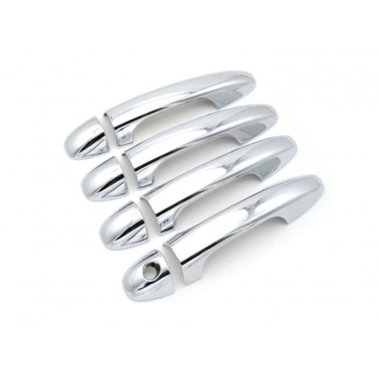 Hılux revo 2016-2019 ıçın uyumlu kapı kolu kaplama krom