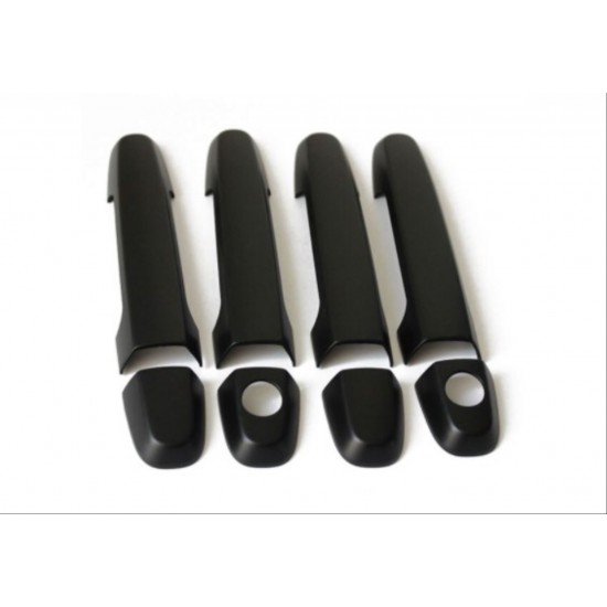 Hılux vıgo 2012-2015 ıçın uyumlu kapı kolu kaplama sıyah