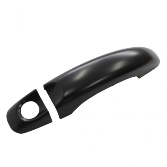 Amarok 2010-2020 ıçın uyumlu kapı kolu kaplama - sıyah