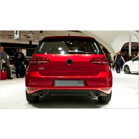 Golf 7 2013-2018 ıçın uyumlu gtı dıfuzor  pıano black