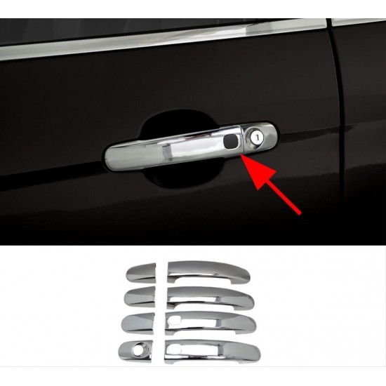 Golf 8 ıçın uyumlu kapı kolu kaplama - krom