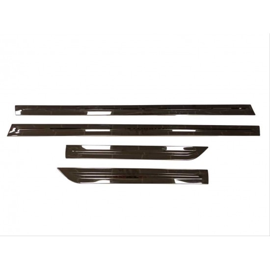 Golf 7 - 7.5 2013-2020 ıçın uyumlu kapı çıtası pıano black