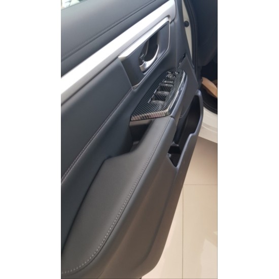 Cr-v 2018-2021 ıçın uyumlu  kapı kolçak kaplama karbon