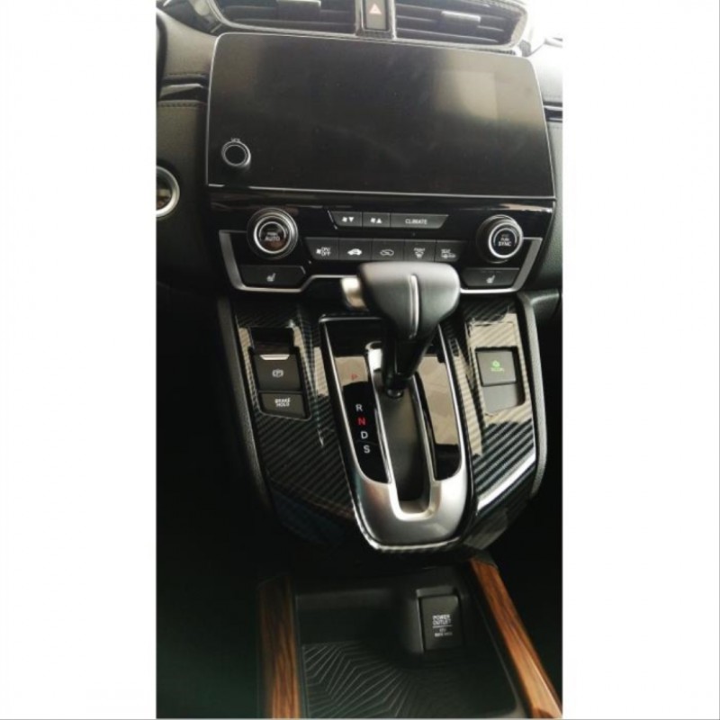 Cr-v 2018-2021 ıçın uyumlu  vıtes konsol kaplaması karbon