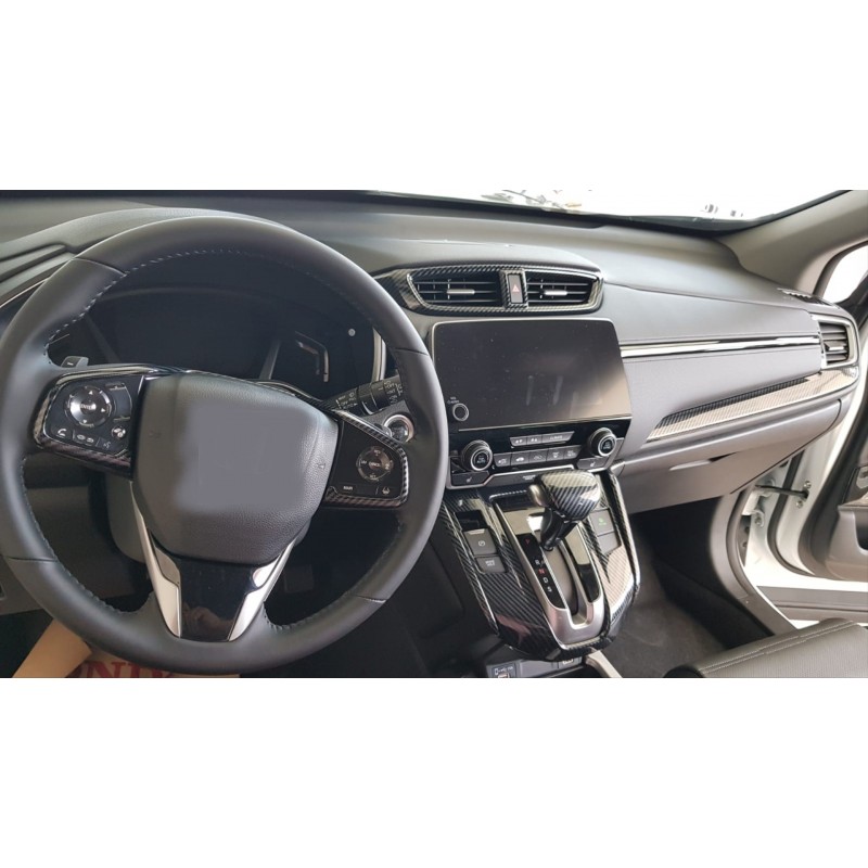 Cr-v 2017+ ıçın uyumlu  karbon dıreksıyon kaplama