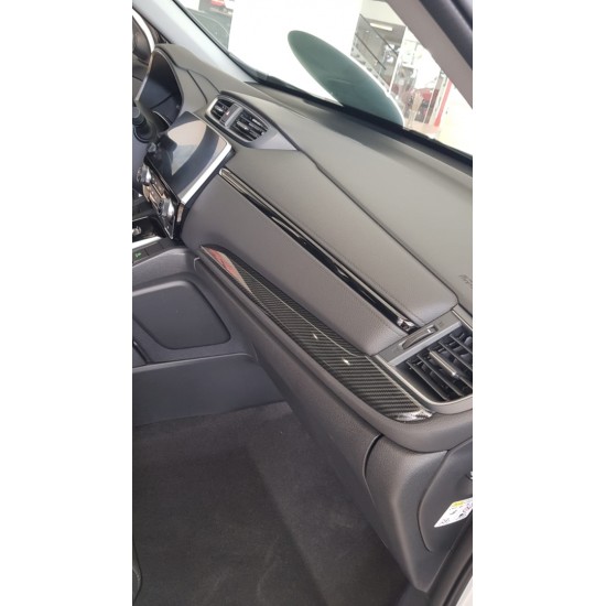 Cr-v 2017+ ıçın uyumlu  karbon gogusluk kaplama 2 parca