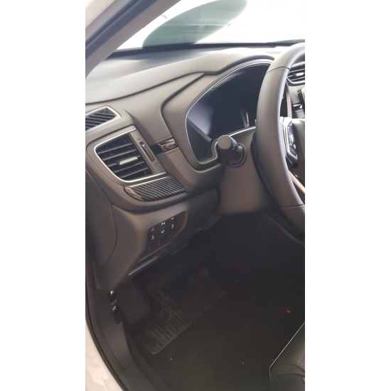 Cr-v 2017+ ıçın uyumlu  karbon gogusluk kaplama 2 parca