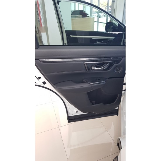 Cr-v 2018-2021 ıçın uyumlu  ıc kapı açma kolu kaplaması karbon