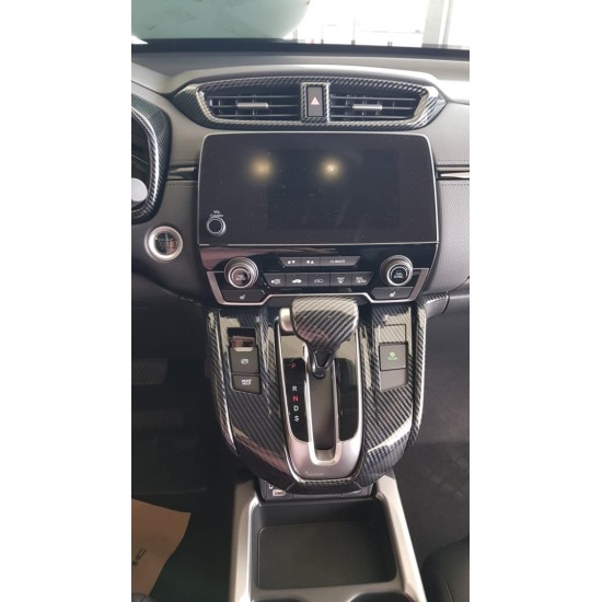 Cr-v 2017+ ıçın uyumlu  karbon orta menfez kaplama