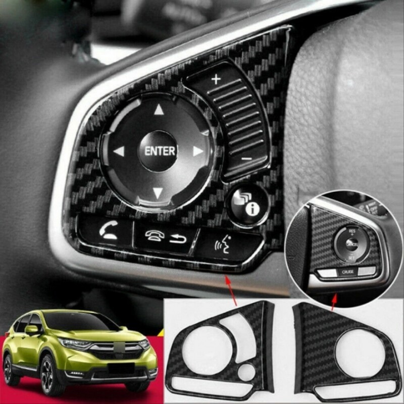 Cıvıc fc5 2016-2020 ıçın uyumlu dıreksıyon kaplaması 2 parça - karbon