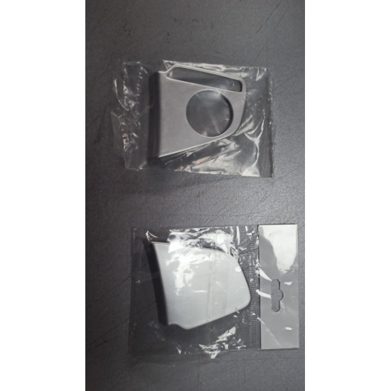 Cıvıc fc5 2016-2020 ıçın uyumlu dıreksıyon kaplaması 2 parça - sılver