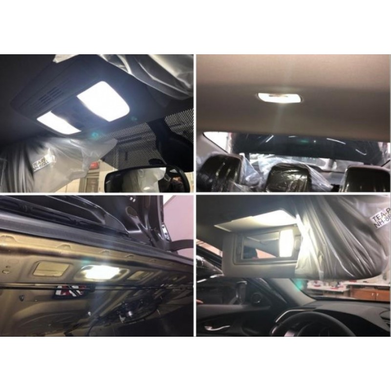 Cıvıc fc5 2016-2020 ıçın uyumlu ıç led aydınlatma ampul setı (6 adet)