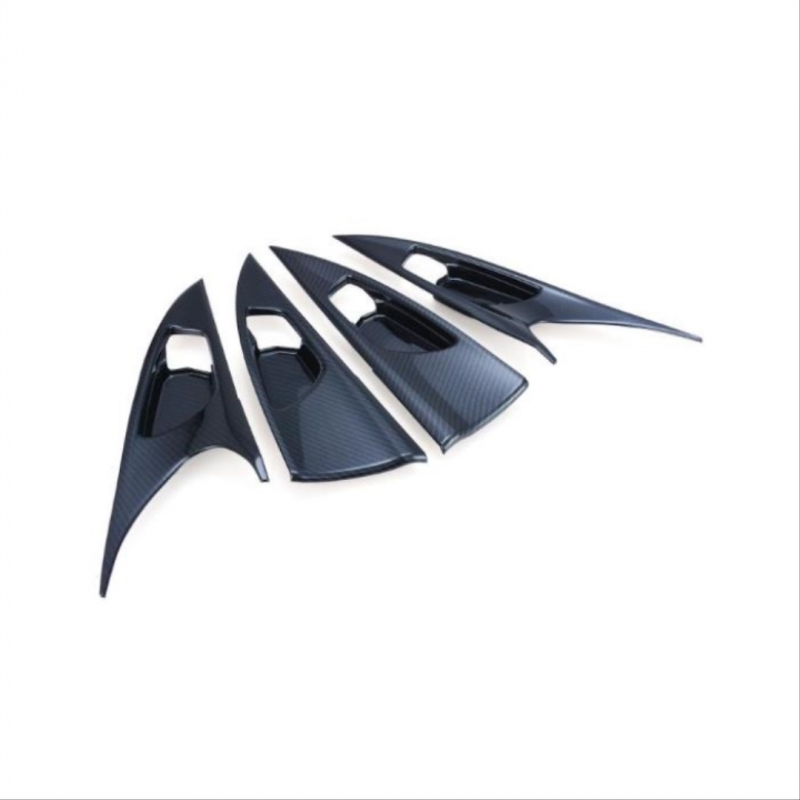 Cıvıc fc5 ıçın uyumlu kapı ıç açma kolu kaplama kalın tıp (karbon)