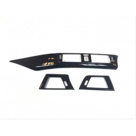 3 serısı f30 gögüslük ve menfez kaplama setı - pıano black