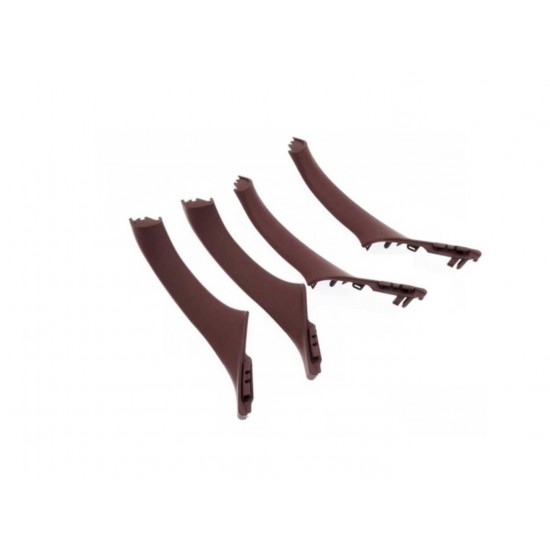 3 serısı f30 2012-2018 ıçın uyumlu   kapı kolcak sıyah-taba