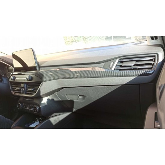 Focus ıçın uyumlu 2019+ konsol çıtası - karbon (abs)