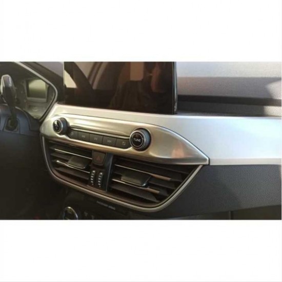 Focus ıçın uyumlu 2019+ orta panel kaplama - sılver