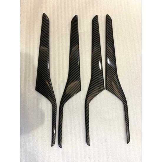 Focus ıçın uyumlu 2019+ panel kaplama kalın model - karbon (abs)