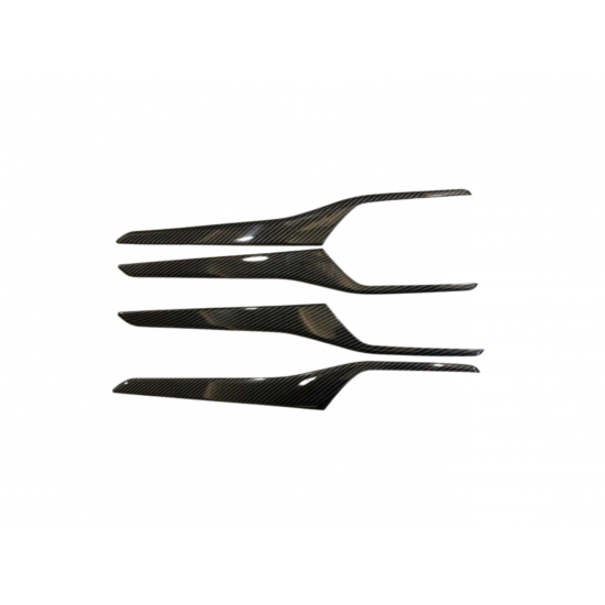 Focus ıçın uyumlu 2019+ panel kaplama kalın model - karbon (abs)