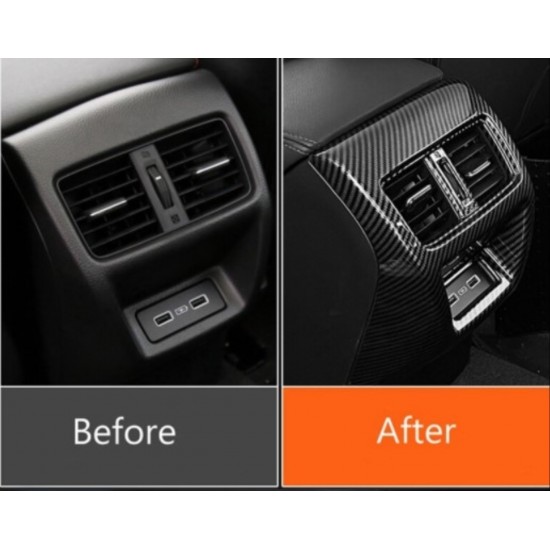 Cıvıc fe1 2022 ıçın uyumlu  arka klıma panel kaplama - karbon