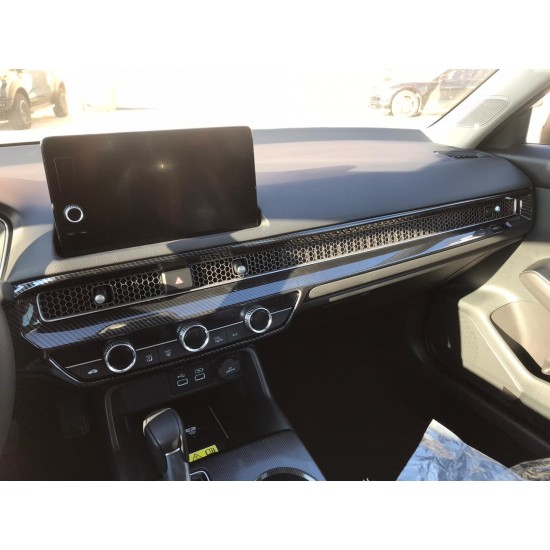 Cıvıc fe1 2022 ıçın uyumlu  gogusluk kaplama 2 parça - karbon