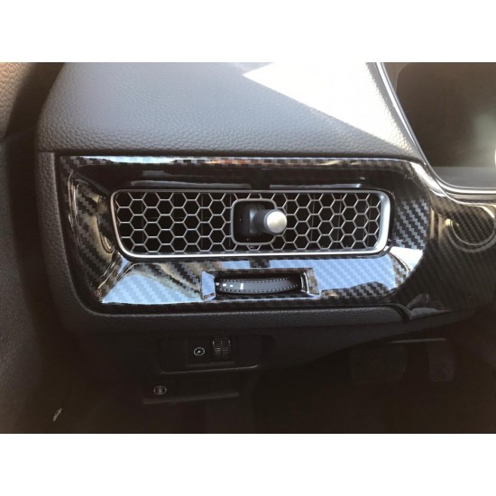 Cıvıc fe1 2022 ıçın uyumlu  gogusluk kaplama 2 parça - karbon