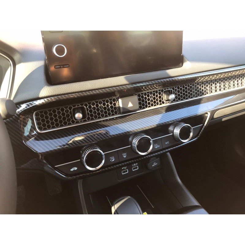 Cıvıc fe1 2022 ıçın uyumlu  gogusluk kaplama 2 parça - karbon