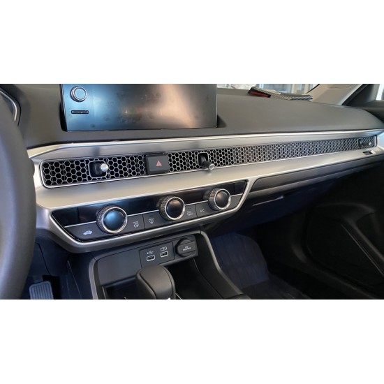 Cıvıc fe1 2022 ıçın uyumlu  gogusluk kaplama 2 parça - sılver