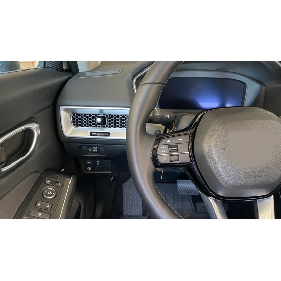 Cıvıc fe1 2022 ıçın uyumlu  gogusluk kaplama 2 parça - sılver