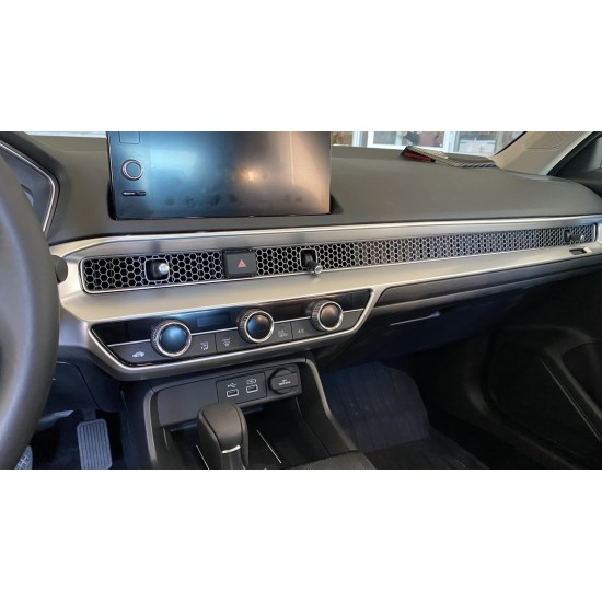 Cıvıc fe1 2022 ıçın uyumlu  gogusluk kaplama 2 parça - sılver