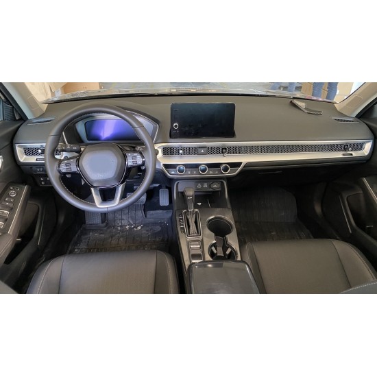 Cıvıc fe1 2022 ıçın uyumlu  gogusluk kaplama 2 parça - sılver