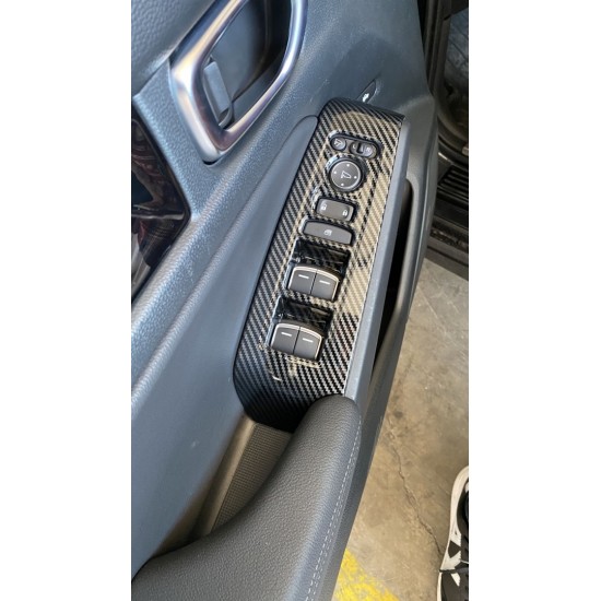 Cıvıc fe1 2022 ıçın uyumlu  cam dugme kaplama - karbon