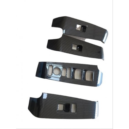 Cıvıc fe1 2022 ıçın uyumlu  cam dugme kaplama - karbon