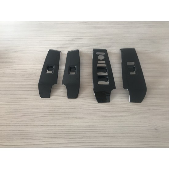 Cıvıc fe1 2022 ıçın uyumlu  cam dugme kaplama - pıano black