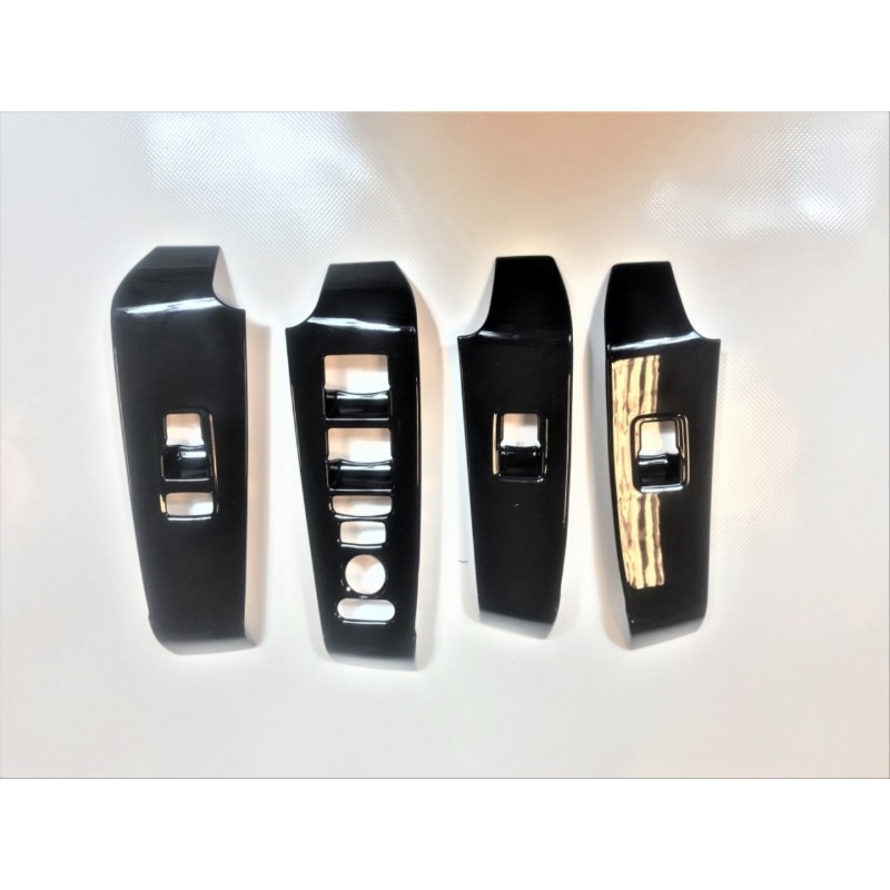 Cıvıc fe1 2022 ıçın uyumlu  cam dugme kaplama - pıano black