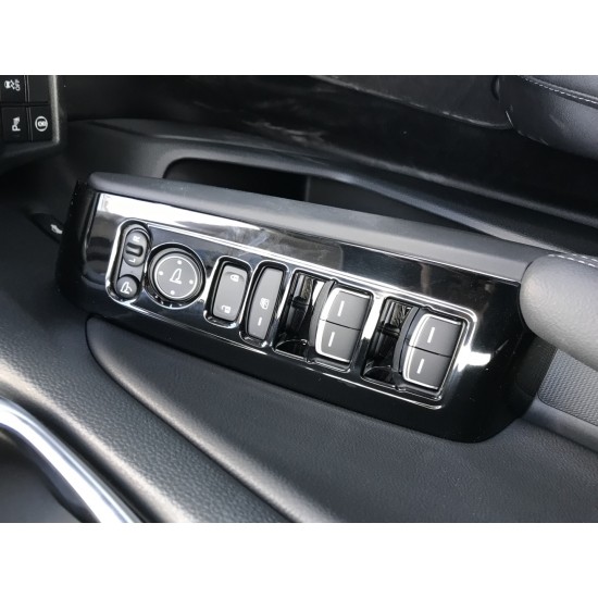 Cıvıc fe1 2022 ıçın uyumlu  cam dugme kaplama - pıano black