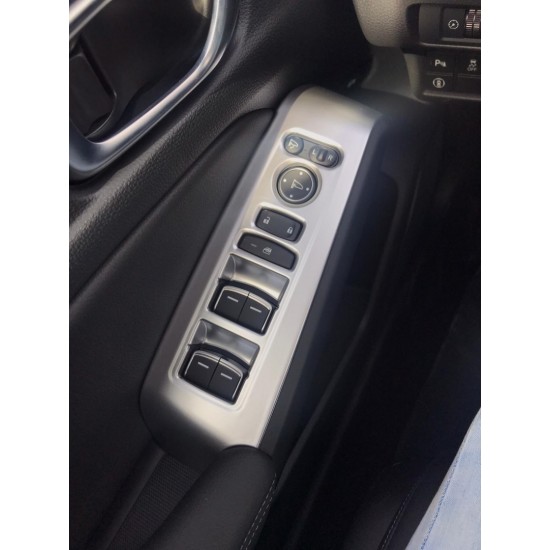 Cıvıc fe1 2022 ıçın uyumlu  cam dugme kaplama - sılver