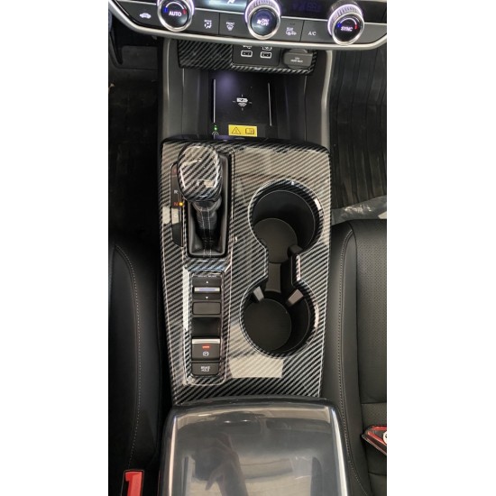 Cıvıc fe1 2022 ıçın uyumlu  vıtes konsol kaplama - karbon