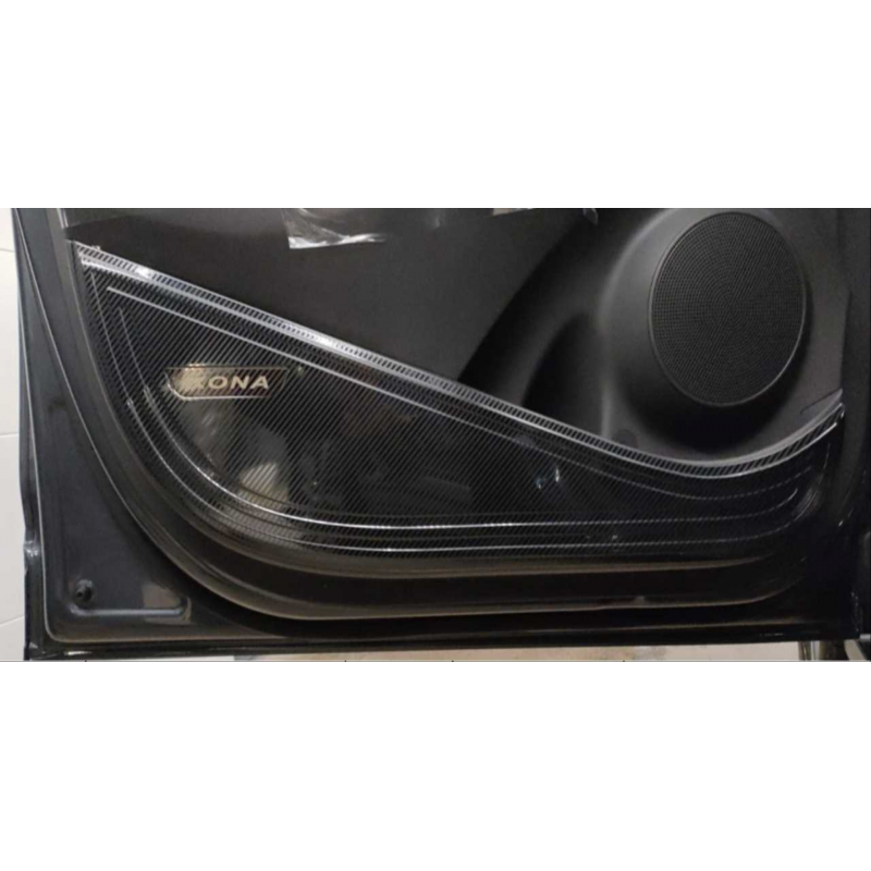 Kona ıçın uyumlu kapı koruma - titanyum siyah