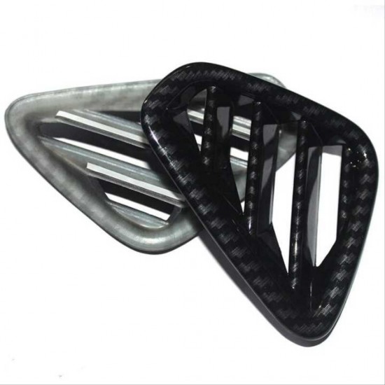 Kona ıçın uyumlu ön menfez kaplama 2 parça - karbon