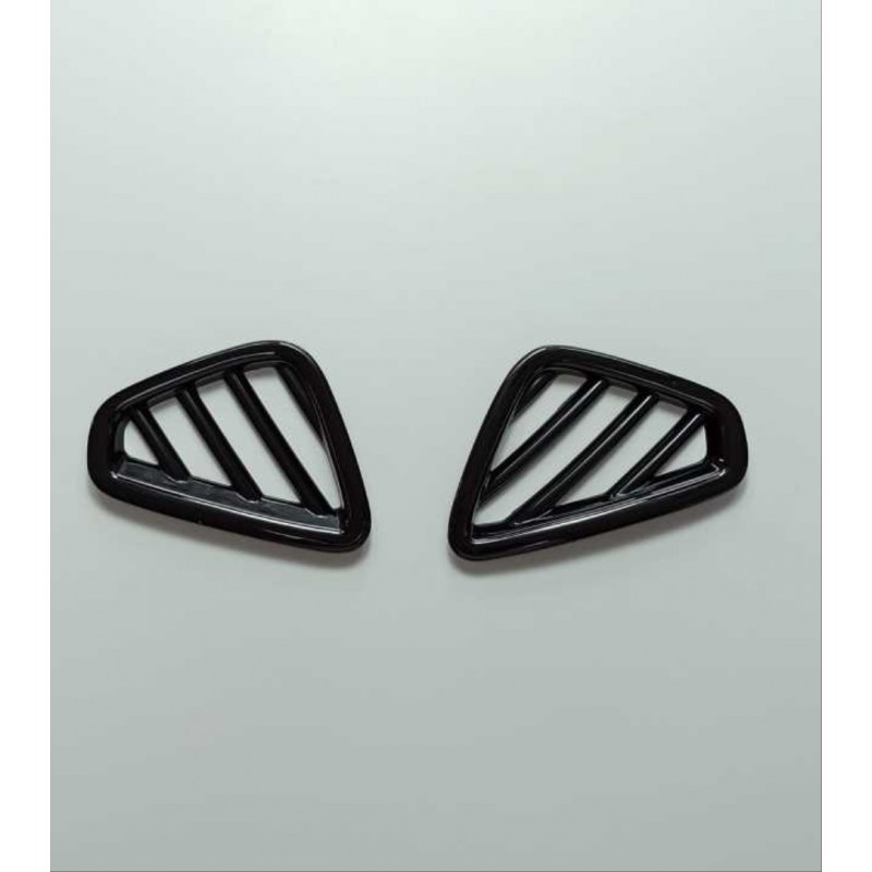 Kona ıçın uyumlu ön menfez kaplama 2 parça - pıano black