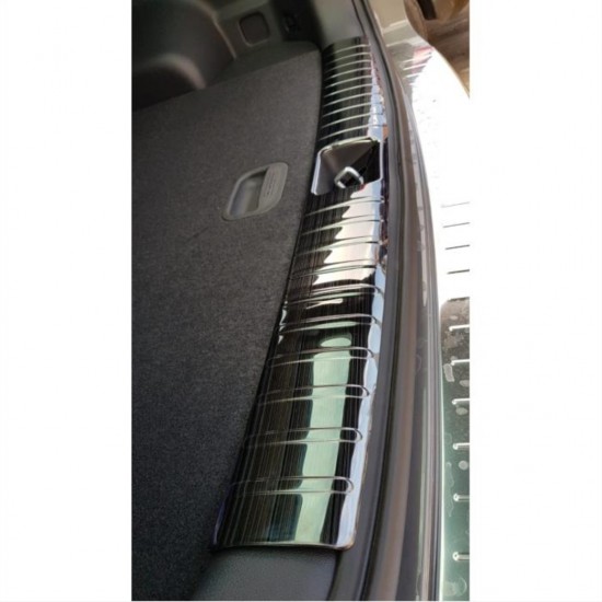 Tucson ıçın uyumlu 2015-2018 bagaj esık koruma - tıtanyum sıyah