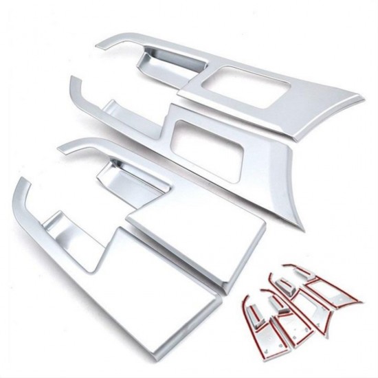 Elantra 2016-2019 ıçın uyumlu ıç kapı kolu kaplama - sılver (abs)