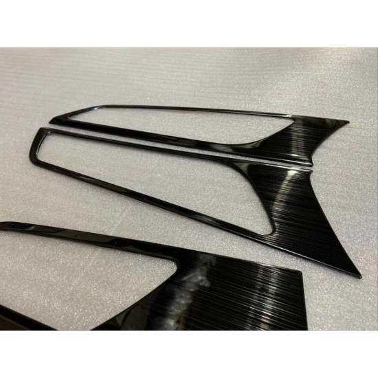 Tucson ıçın uyumlu 2015-2018 ıc kapı kolu kaplama - tıtanyum sıyah