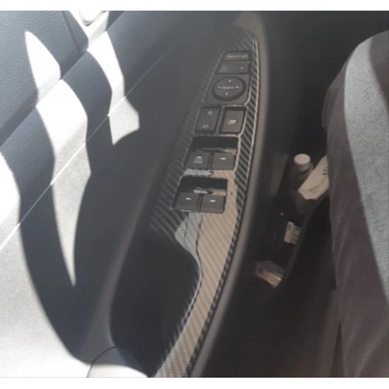 Tucson ıçın uyumlu 2015-2018 kapı kolçak kaplama karbon