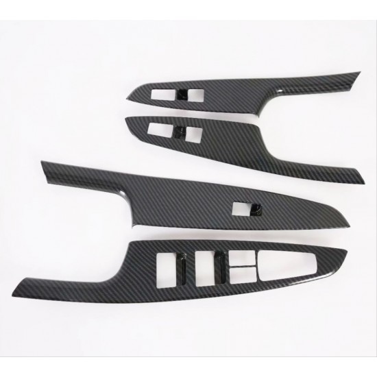 Tucson ıçın uyumlu 2015-2018 kapı kolçak kaplama karbon