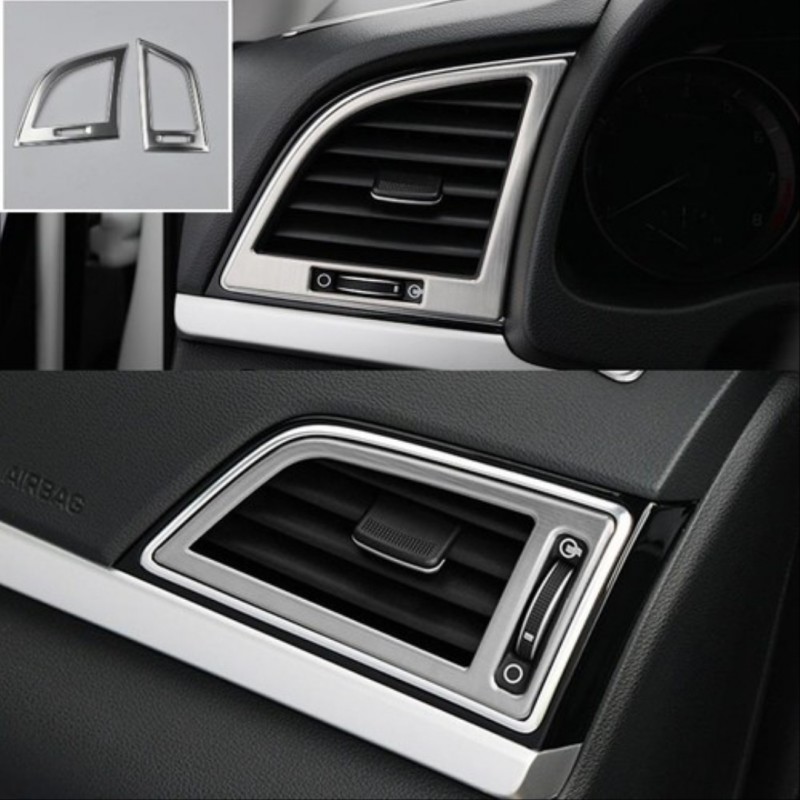 Elantra 2016-2019 ıçın uyumlu menfez kaplama sılver (paslanmaz çelık)