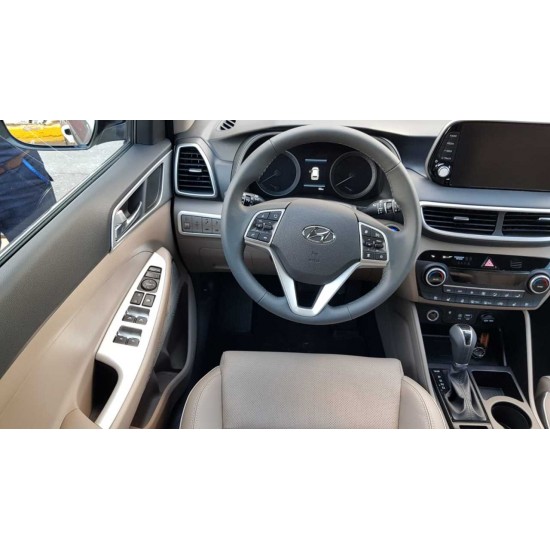 Tucson ıçın uyumlu 2015-2018 kapı kolçak kaplama sılver