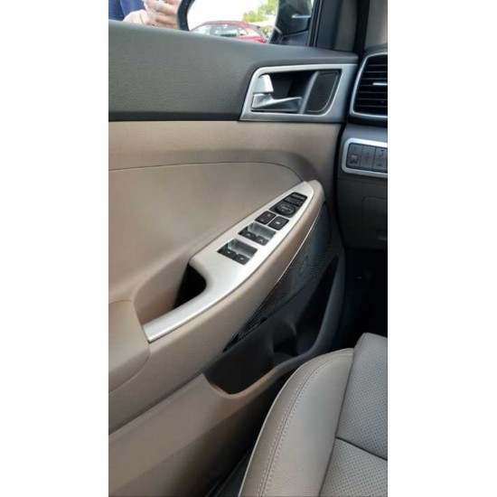 Tucson ıçın uyumlu 2015-2018 kapı kolçak kaplama sılver