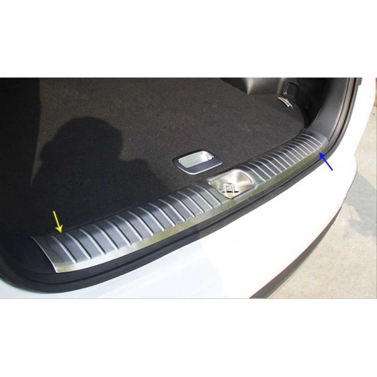 Sportage 2016-2019 ıçın uyumlu bagaj esık koruması krom